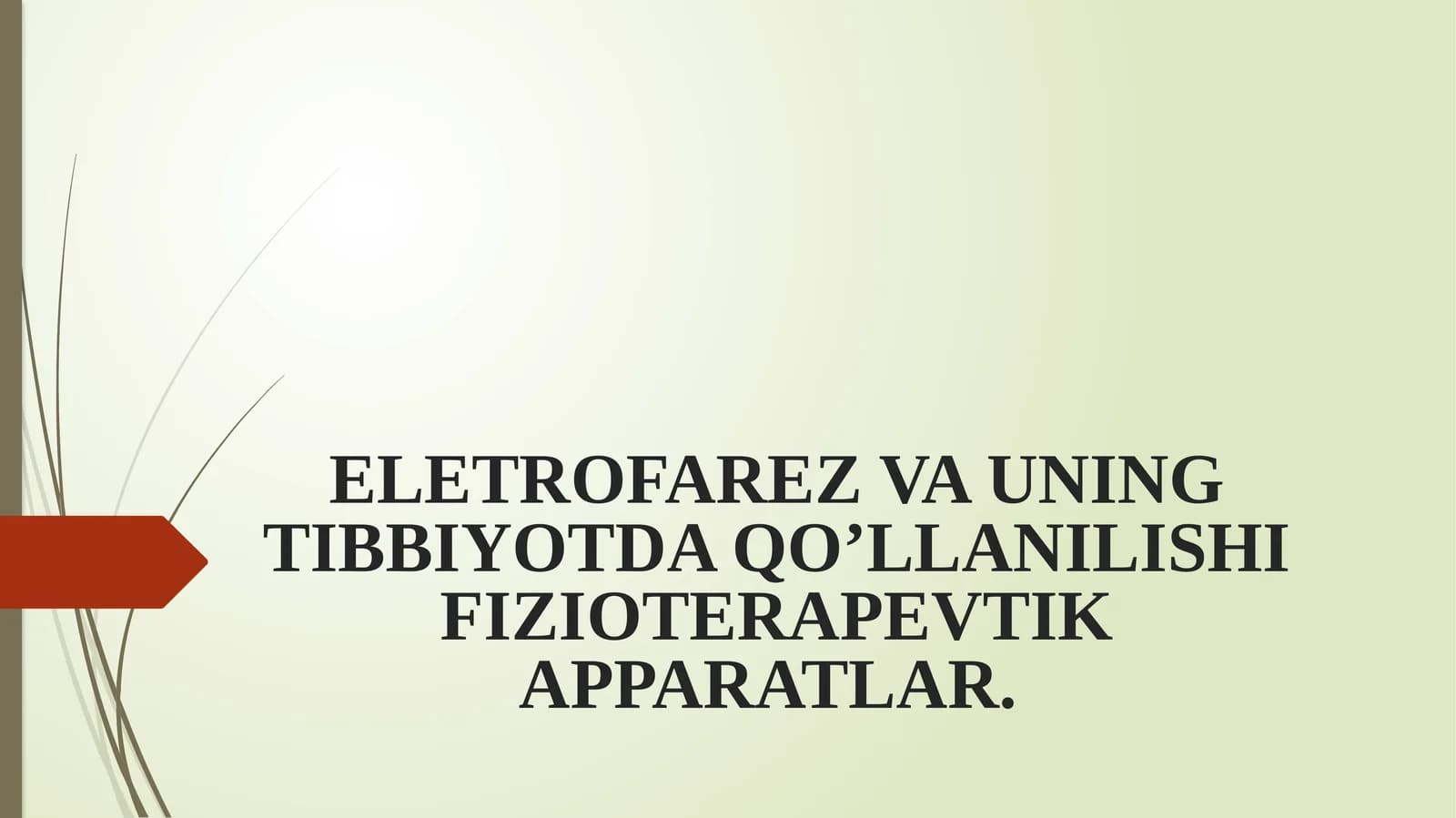 Elektroforez va tibbiyot