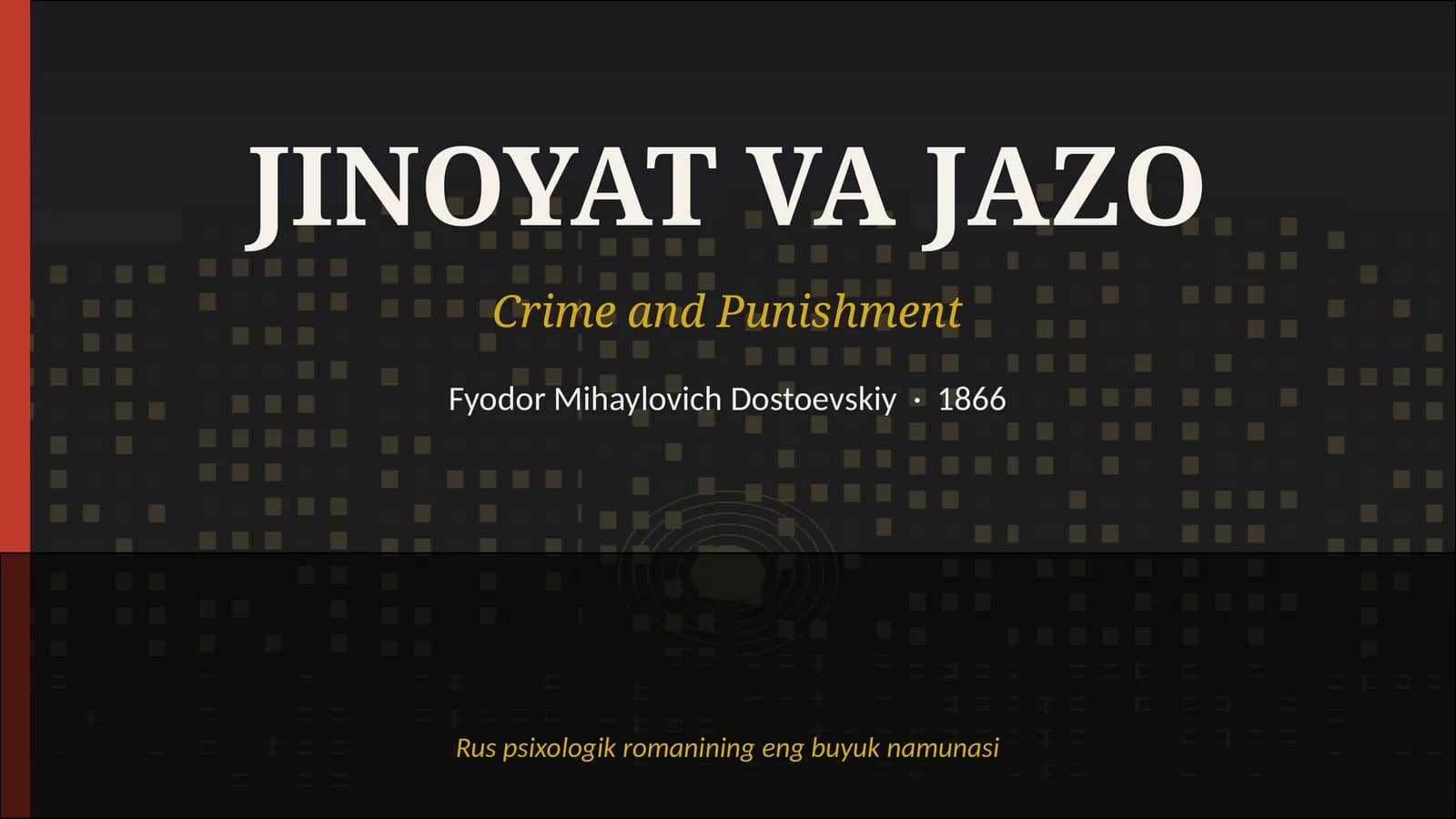 Jinoyat va jazo
