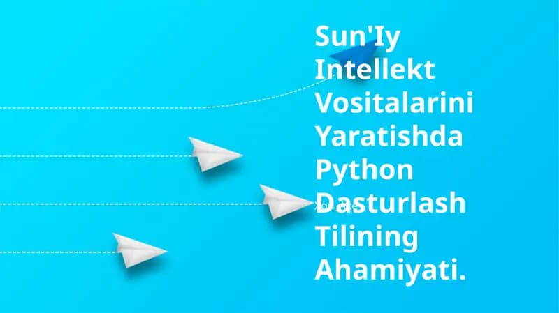 Python va sun'iy intellektga kirish