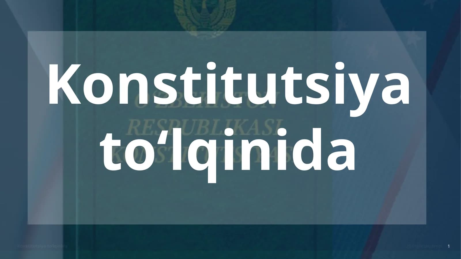 Konstitutsiya toʻlqinida