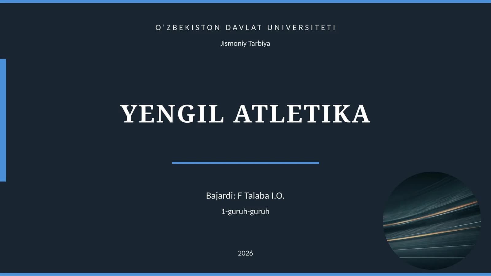 YENGIL ATLETIKA