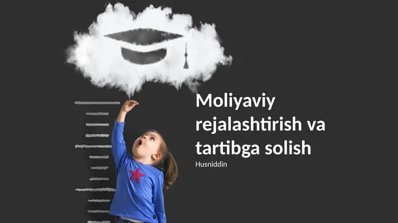 Moliyaviy rejalashtirish va tartibga solish