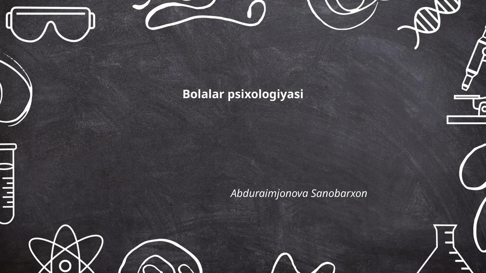 Bolalar psixologiyasi