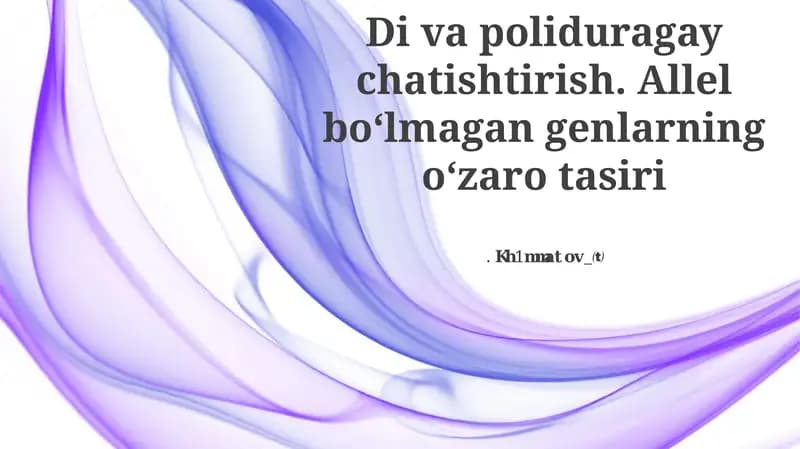 Epistazning ta'rifi