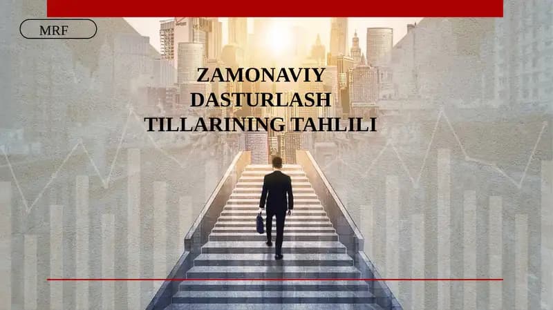 Zamonaviydasturlashtillariningtahlili