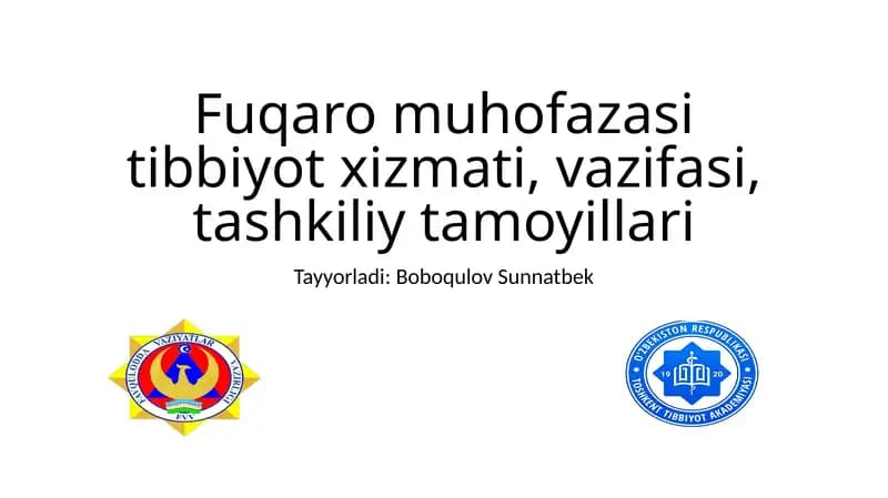Fuqaro muhofazasi tibbiyot xizmati