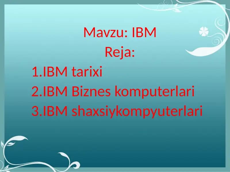 IBM