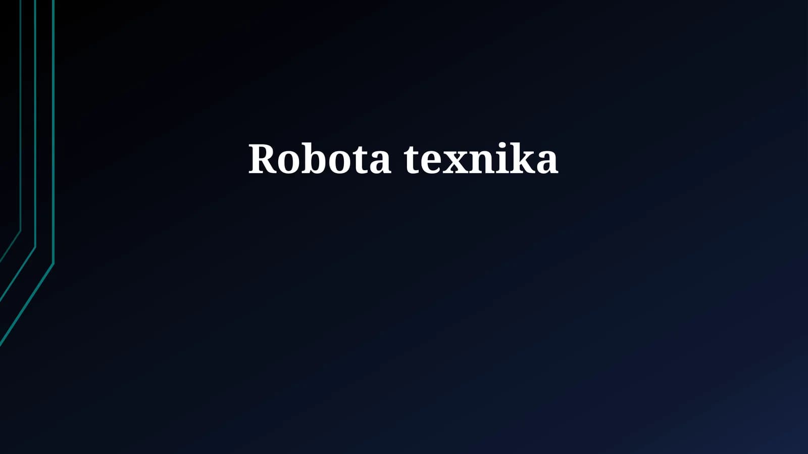 Robota texnika