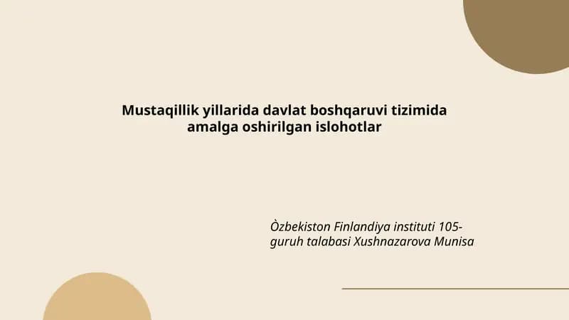 Konstitutsion islohotlar