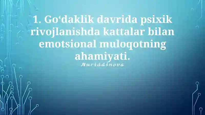 Nuqiddinova