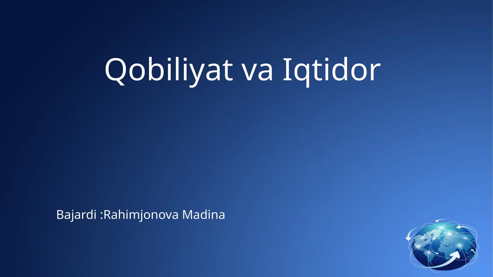Qobiliyat va Iqtidor