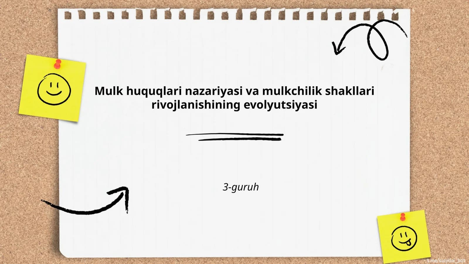 Mulk huquqlari rivojlanishining tarixiy asoslari