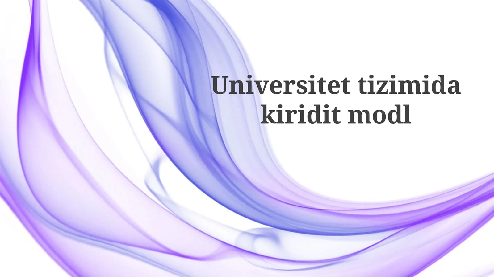 Universitetlarda Kredit Tizimining Tarixi