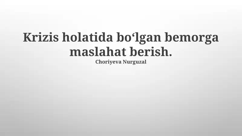 Inqiroz yordam xizmati