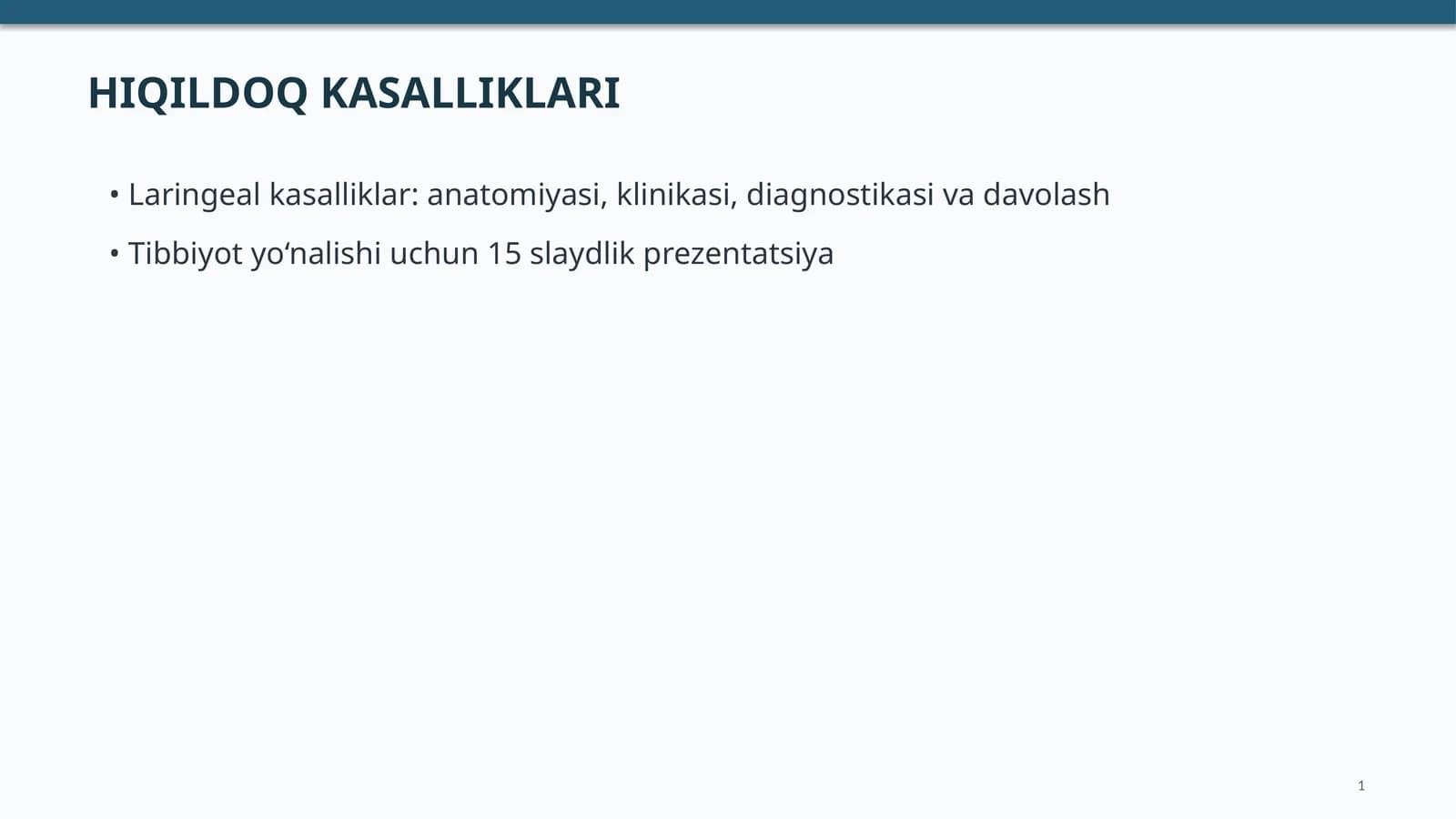 HIQILDOQ KASALLIKLARI