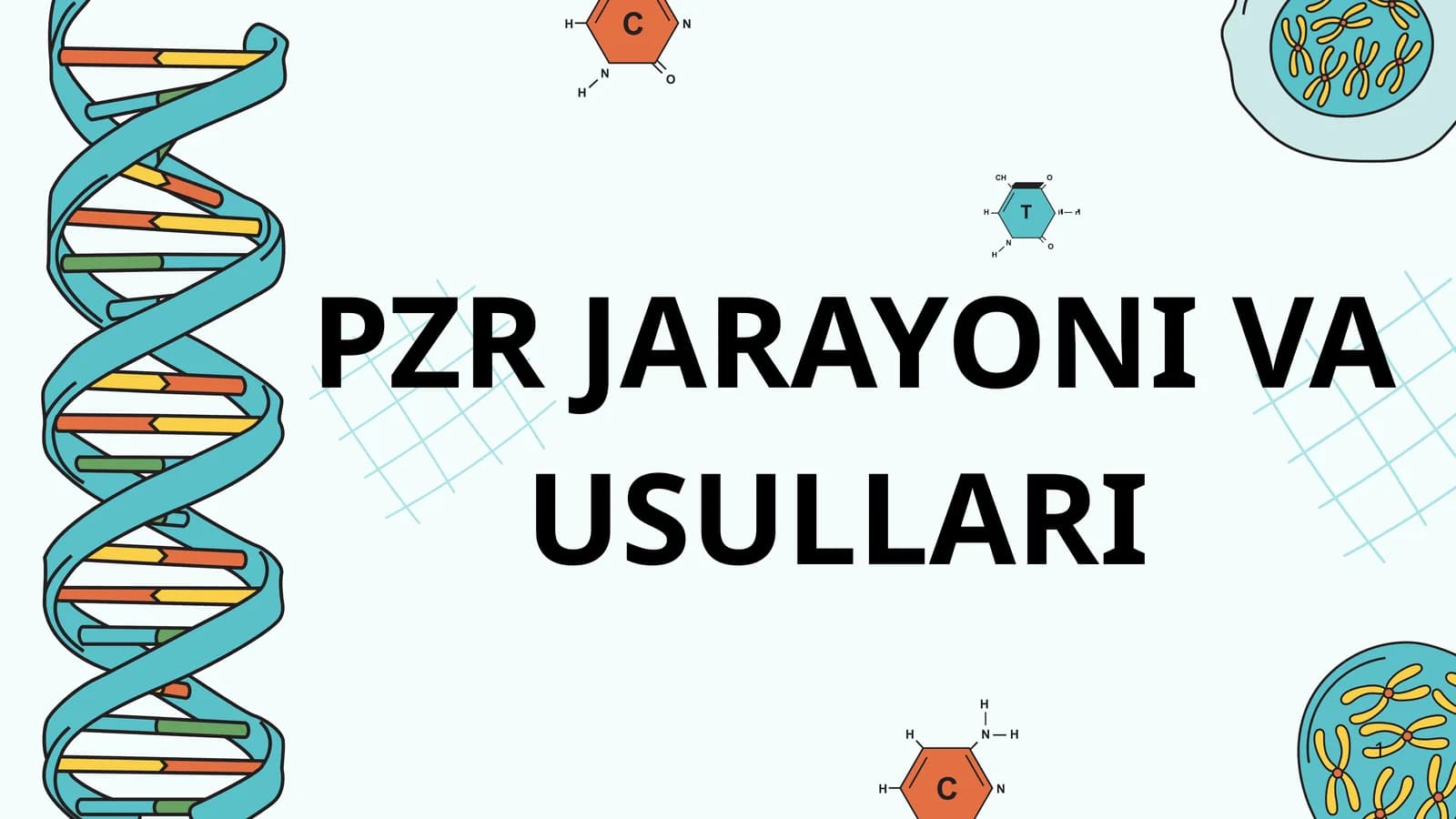 PZR jarayoni bosqichlari va usullari