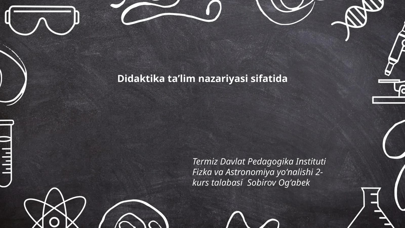 Didaktika taʼlim nazariyasi