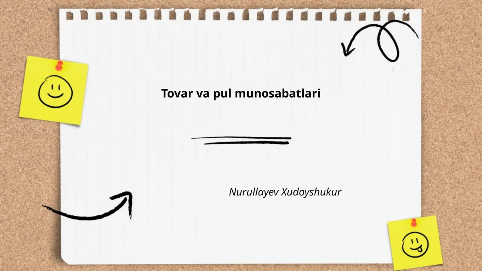 Tovar va pul munosabatlari