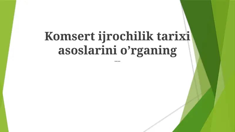 Ijroiya Harakatlarning Tarixiy Misollari