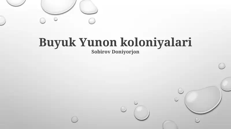Buyuk yunon koloniyalari
