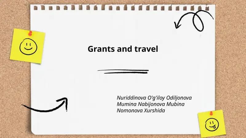 Grants and Travel