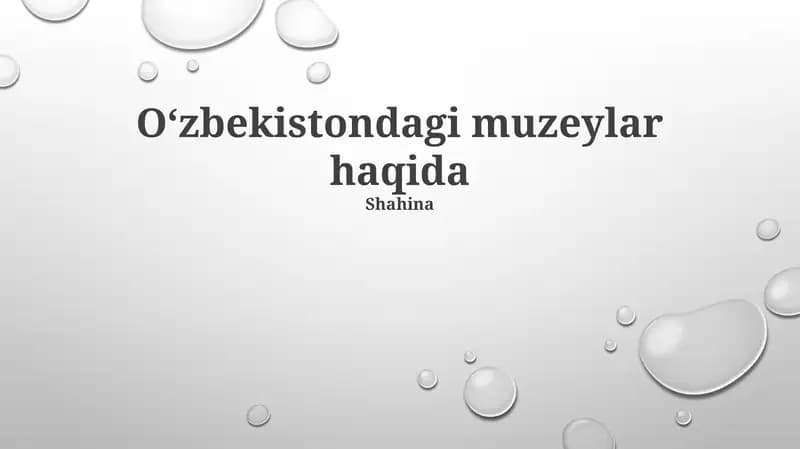 Alimjonov musiqa asboblari muzeyi