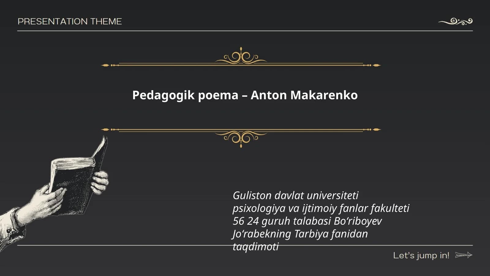 Pedagogik poema – Anton Makarenko