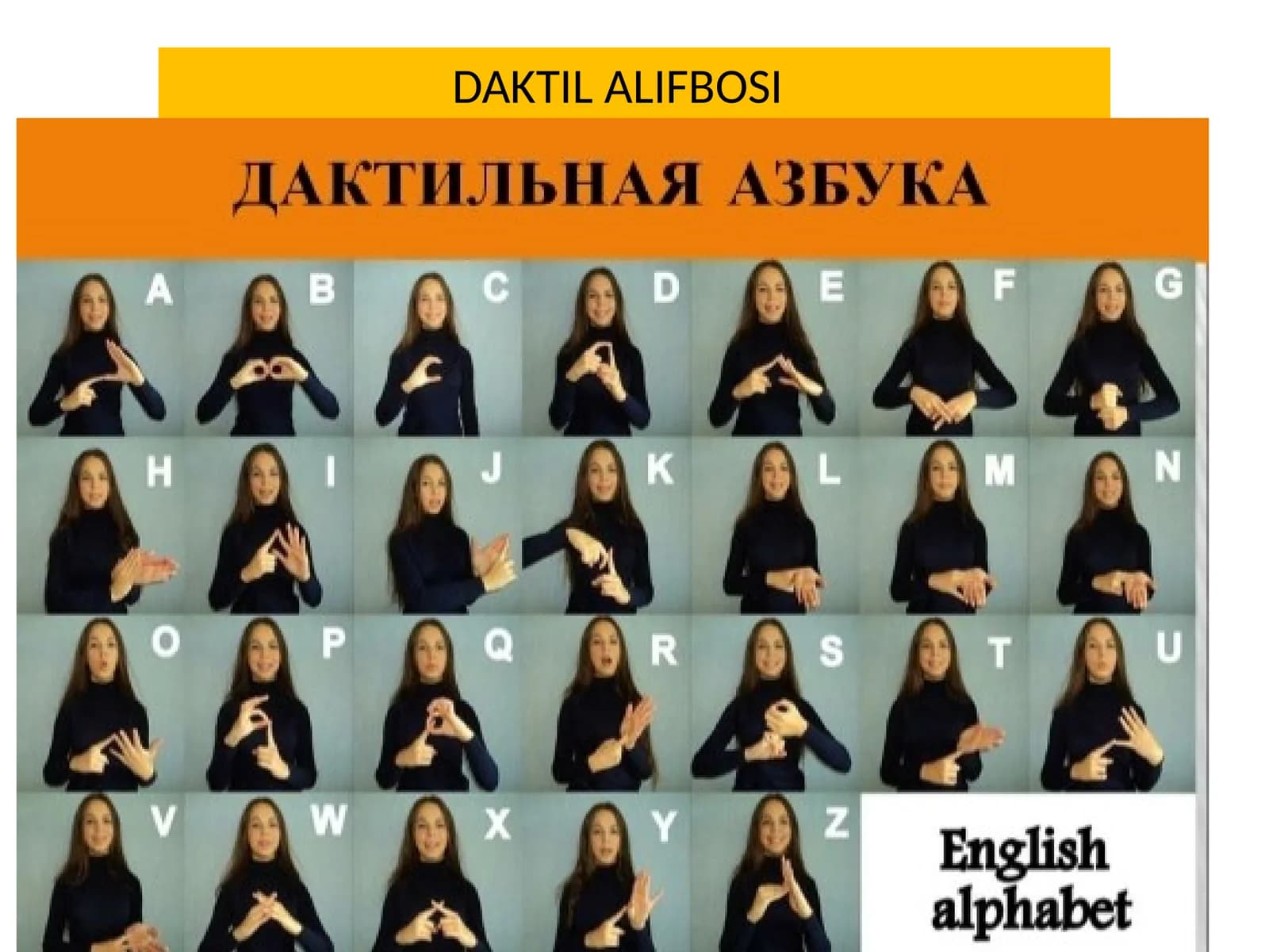 DAKTIL ALIFBOSI
