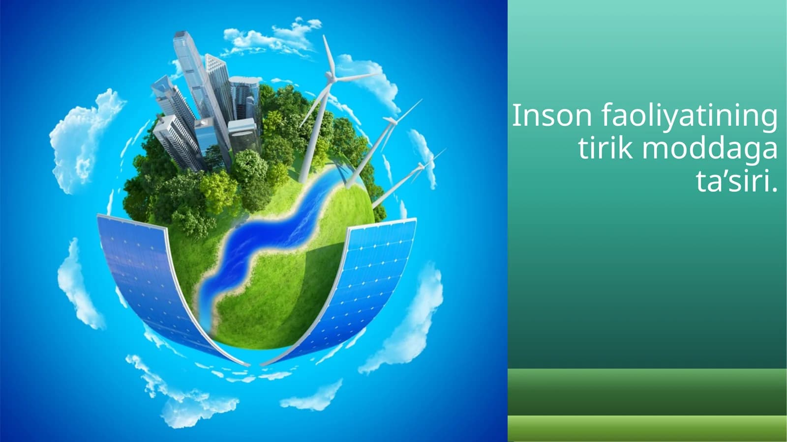 Insonning biosferaga ta'siri