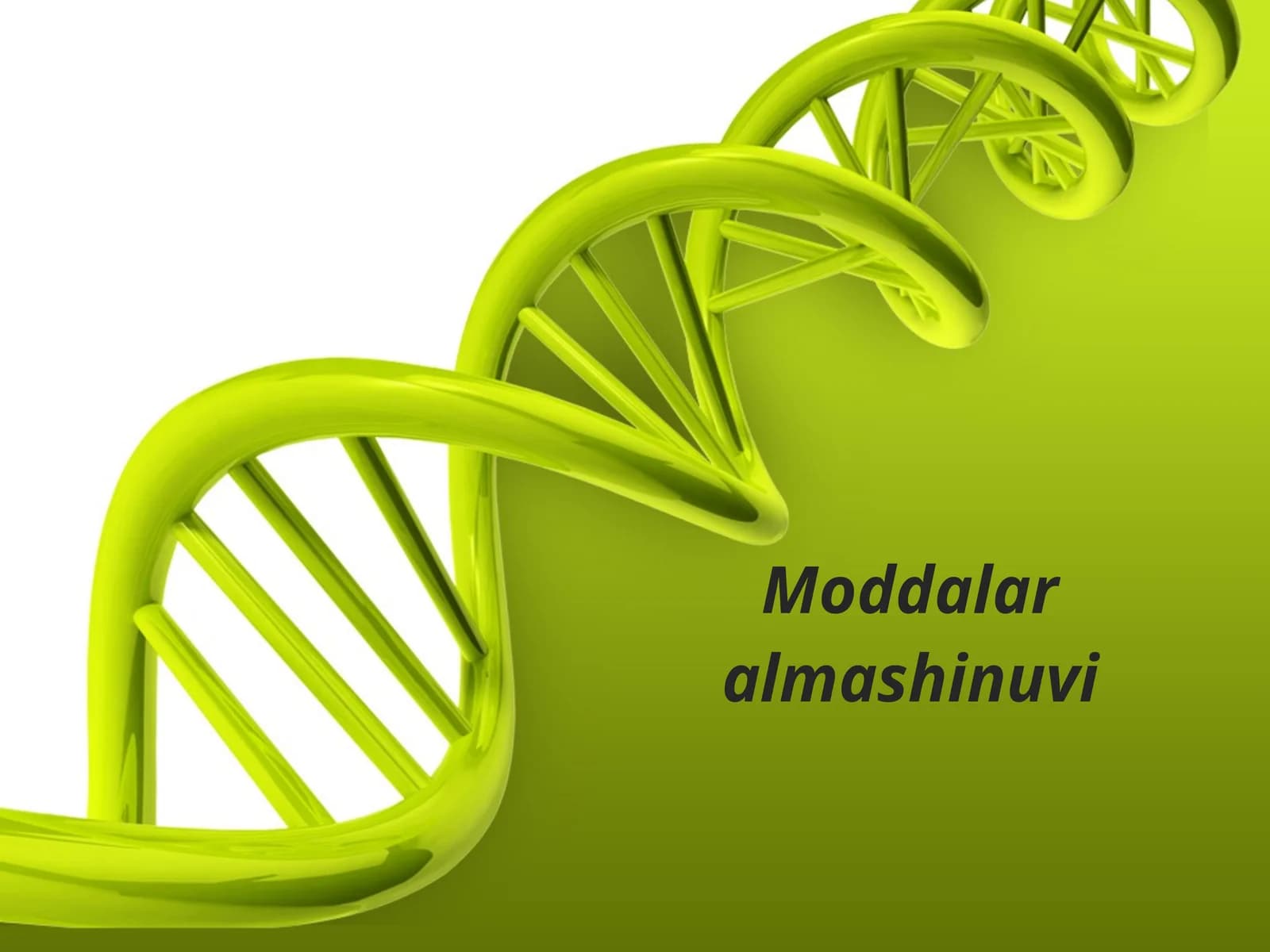 9-sinf Biologiya fanidan Moddalar almashinuvi dars taqdimot