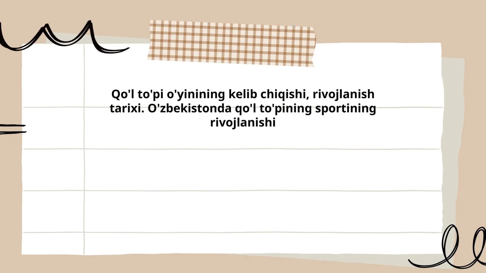 Qo'l to'pi o'yinining kelib chiqishi, rivojlanish tarixi