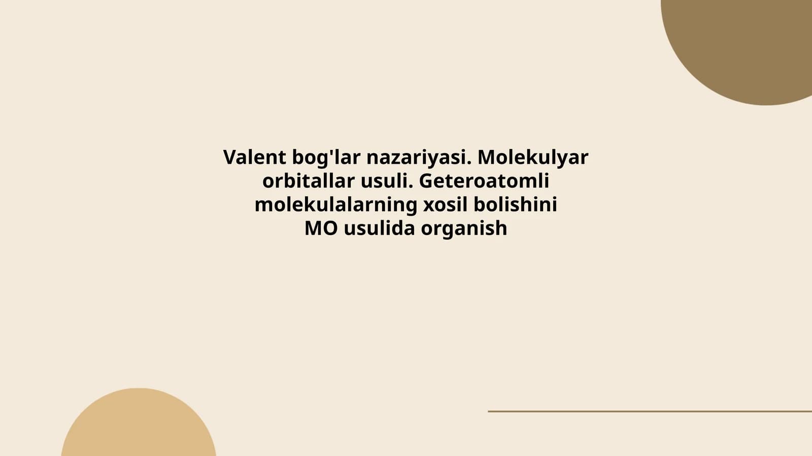 Valent bog'lar nazariyasi