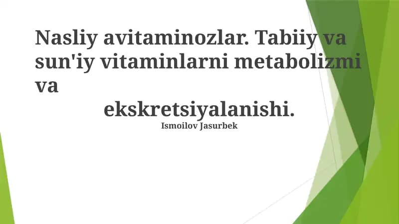 Yog'da eriydigan vitaminlar