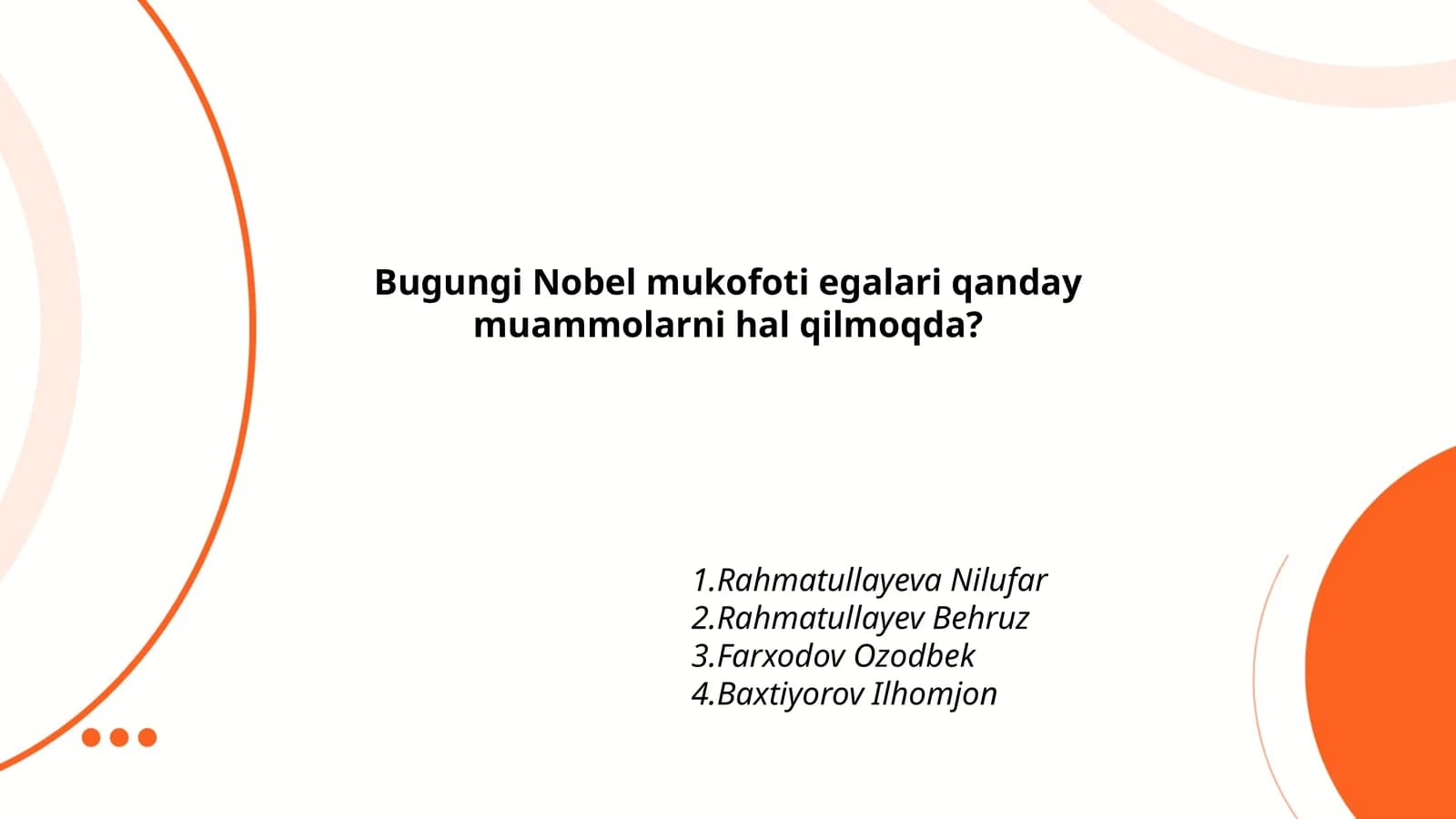 Iqlim o'zgarishi va Nobel mukofoti egalarining yechimlari