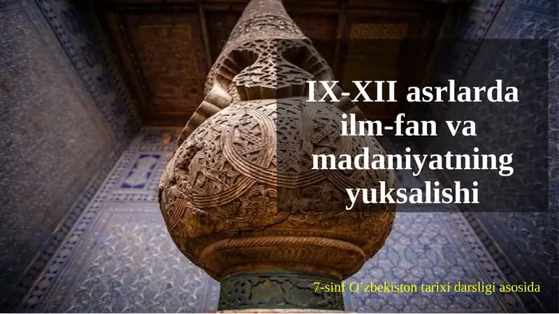 O'zbekiston tarixi