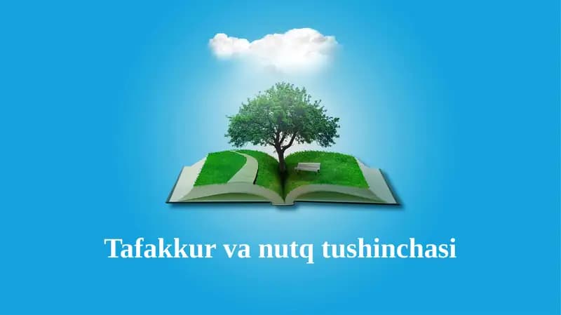 Tafakkurvanutqtushinchasi