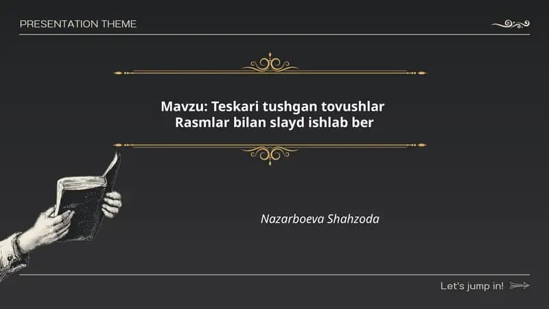 Teskari tushgan tovushlar