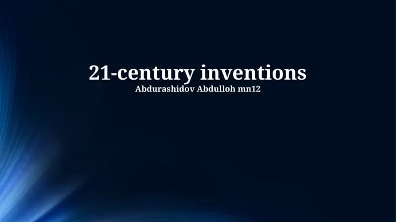 Innovations Shaping Our World