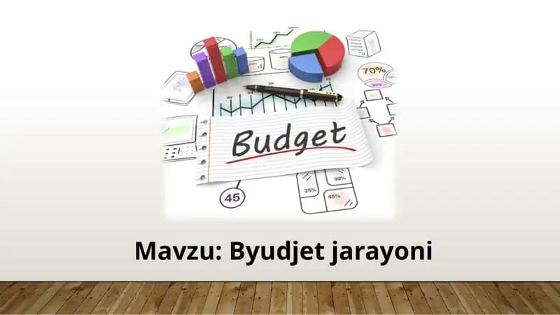 Byudjet jarayoni.