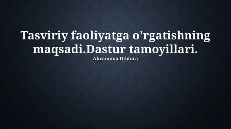 Dastur Tamoyillari