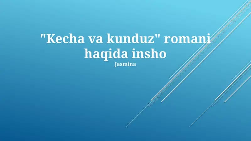 Kecha va Kunduz