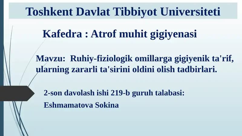 ruhiy-fiziologik omillar