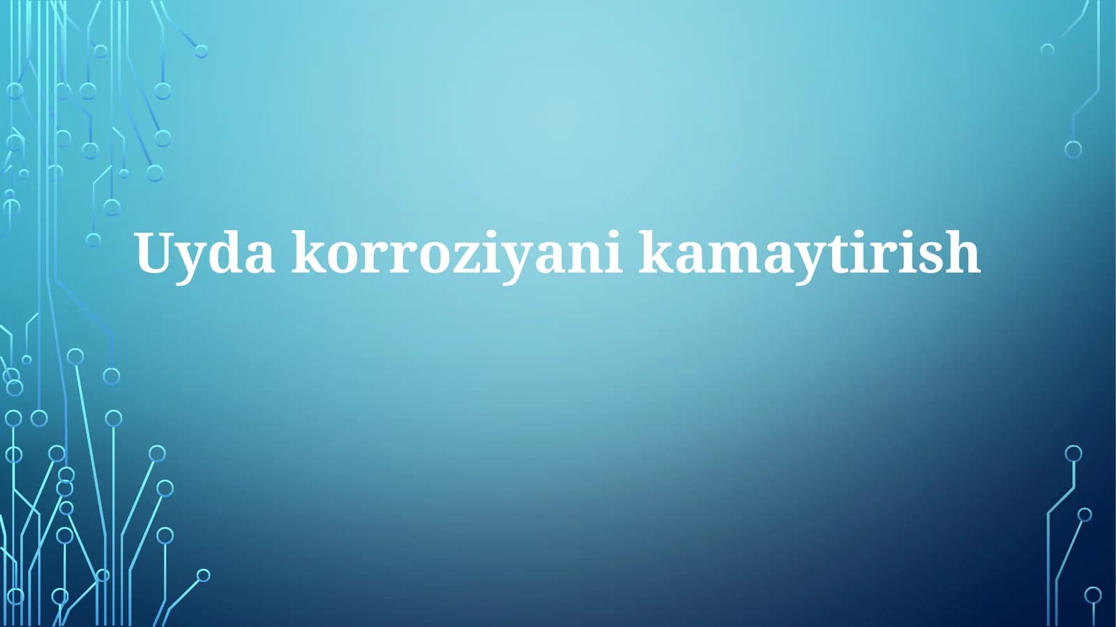 Uydakorroziyanikamaytirish