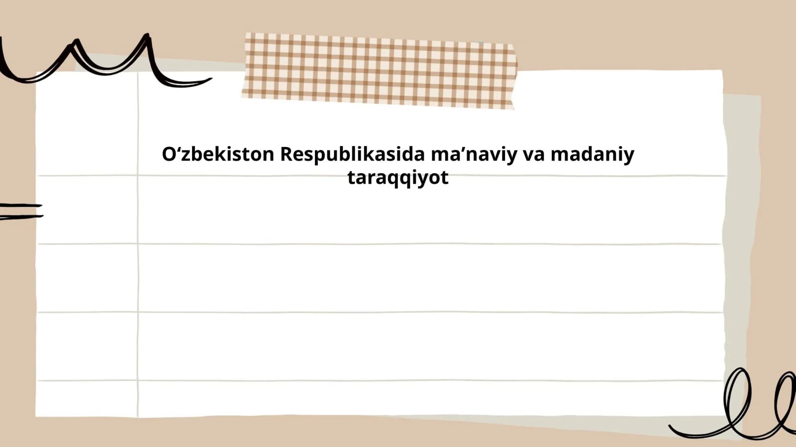 Oʻzbekistonning maʼnaviy merosi