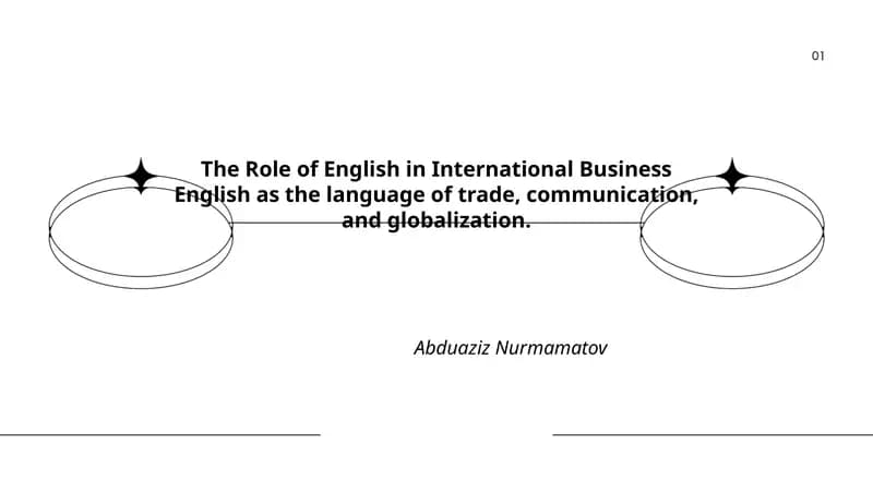 The Role of English in International Business