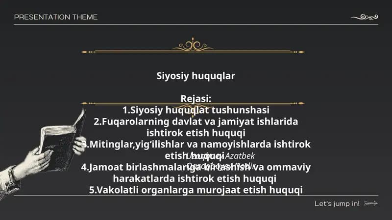 Siyosiy huquqlar