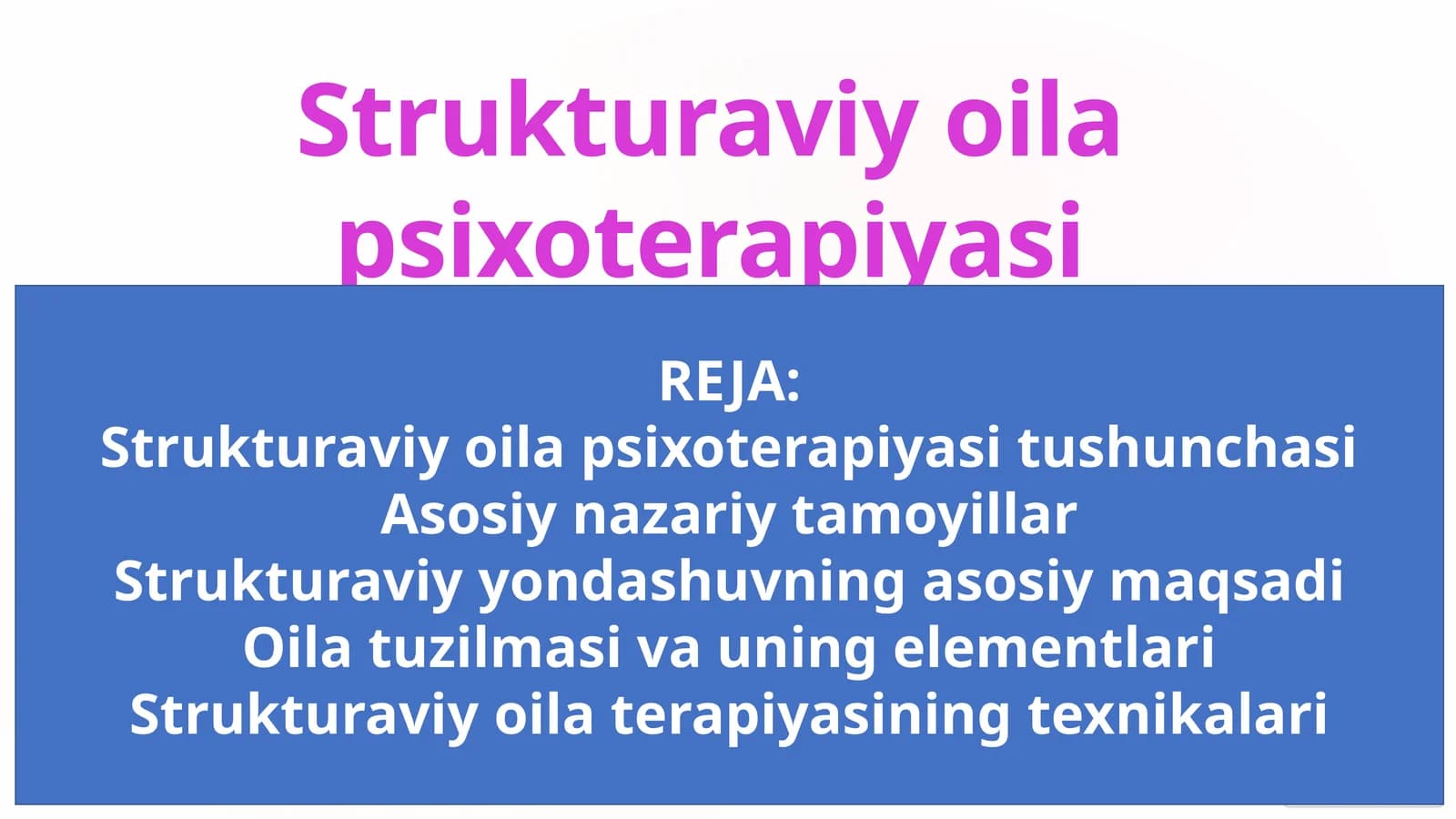 Strukturaviyoilapsixoterapiyasi
