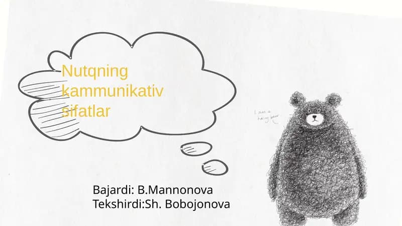 Nutqningkammunikativsifatlar