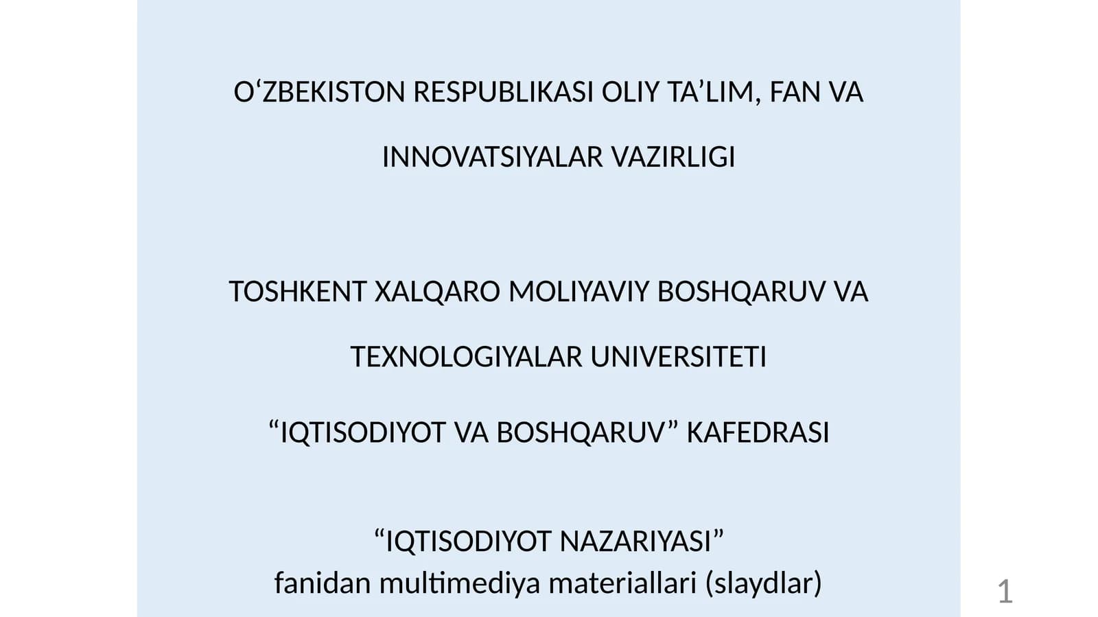 Iqtisodiyotning siklligi
