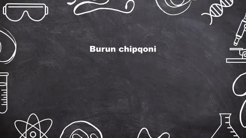 Burun chipqoni
